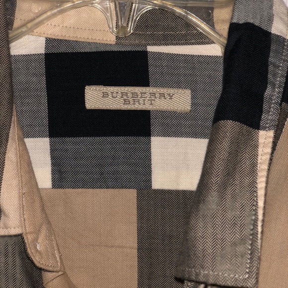 NWT Men’s Authentic Burberry Brit Shirt - Picture 6 of 6